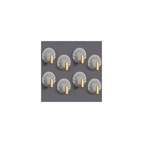 Ganci adesivi da parete, ganci decorativi, adatti per appendere chiavi, portafogli o alle porte. - Crezuo