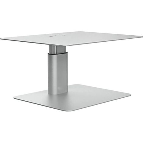 Support écran réglable en hauteur antidérapant design ergonomique pour moniteurs de tailles différentes argenté (1/5)
