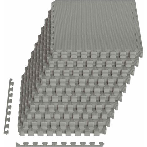 Fußmatten 50 Stk. Grau 18 m² EVA-Schaum vidaXL (1/5)