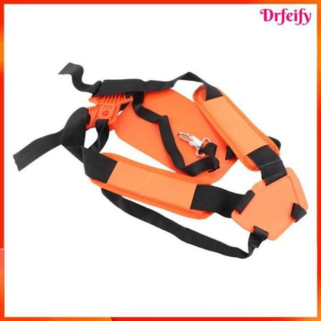 Akozon Double bandoulière pour débroussailleuse Ceinture d'épaule de Tondeuse à Gazon, Harnais Double d'épaule de piscine mesure (1/5)