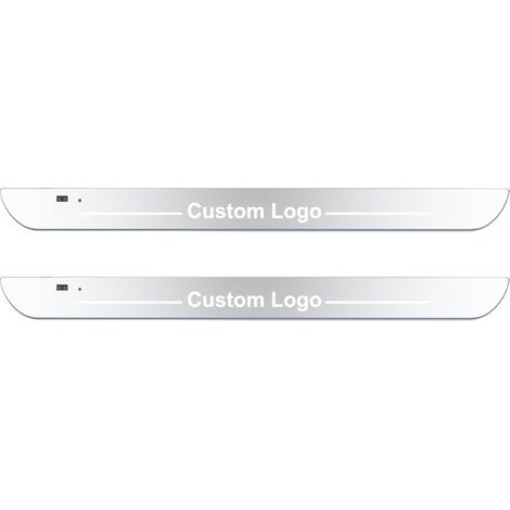 (Pour portes avant MAZDA 2PCS) Éclairage de seuil de porte LED sans fil RGB RGB pour voiture, éclairage de chemin, éclairage décoratif néon de bienvenue pour portières de voiture, éclairage de courtoi (1/5)