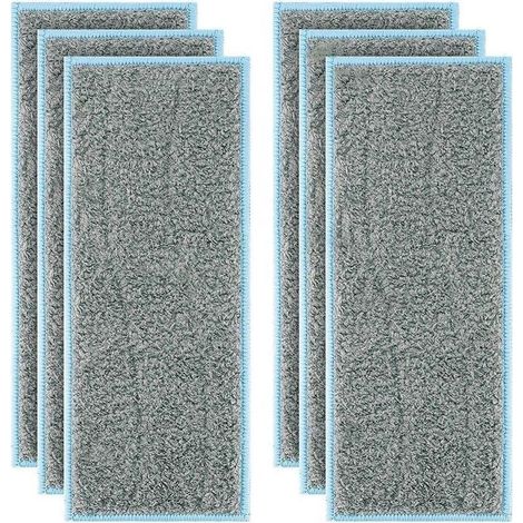 Pack de 6 Washable and Reusable Wet Mopping Pads for iRobot Braava Jet M6 (6110) Ultimate Robot Mop (1/5)