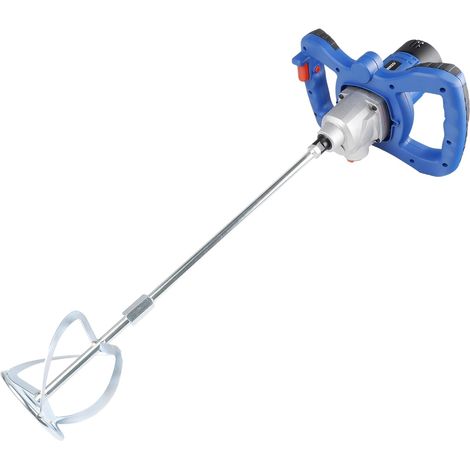 Malaxeur électrique HERZO 1300W – Mélangeur à 2 vitesses pour béton, mortier et peinture (1/5)