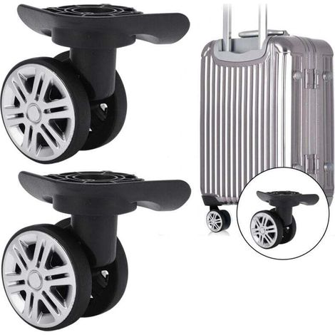 Suitcase wheels, pair of swivel wheels for luggage. Swivel wheels for suitcase. Replacement A19. Silent double-row wheels.