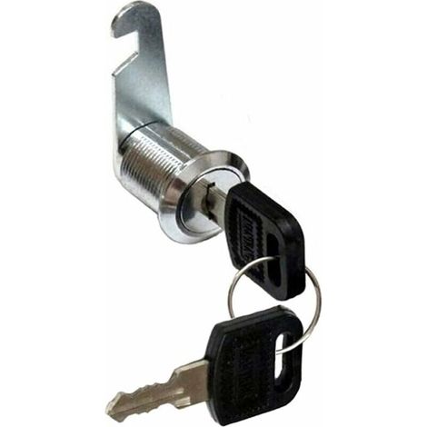 Serrure à cylindre, serrure de porte pour armoire, serrure à cylindre pour boîte aux lettres à tiroir, 30 mm (1/4)