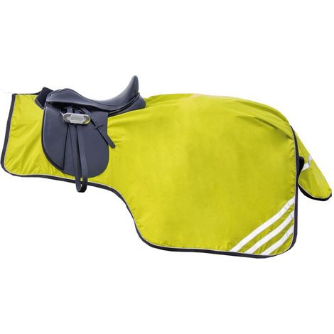 155 cm, Jaune fluo 8041: Protège-tibias réfléchissants et étanches avec ouverture de selle et tissu extérieur 420 deniers (1/5)
