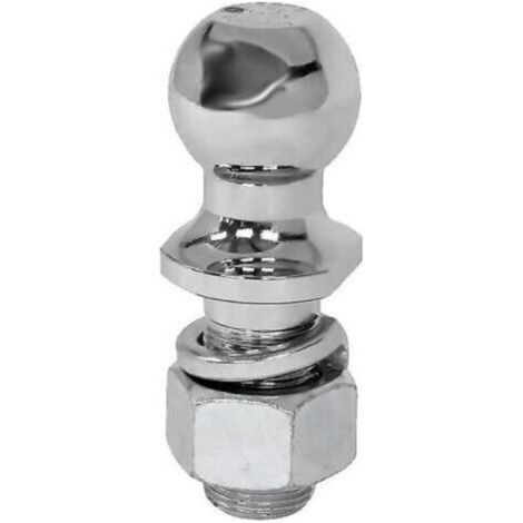 Boule de remorquage de montage d'attelage chromée capacité de 50mm de diamètre pièces de remorque accessoires de rv
