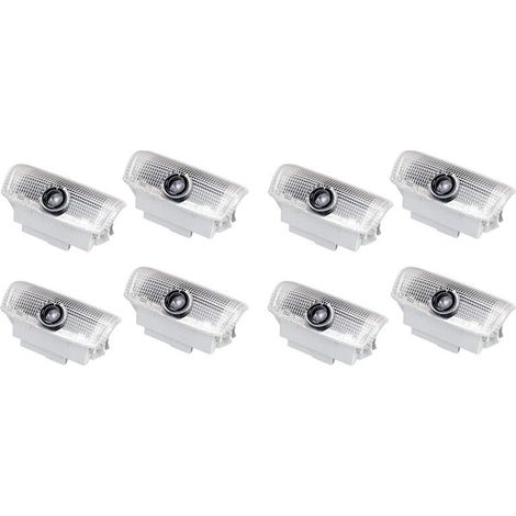 Proiezione logo a LED per portiere, luci d'ombra e luci fantasma adatte a FX, GM, EX, Q50, Q70, Q60, QX50, QX70 e QX80 (confezione da 8)