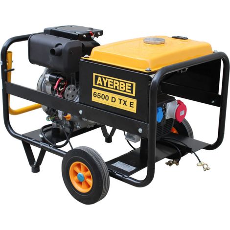 AYERBE - 5418450 - Generador  6500 Diesel TX con Arranque Eléctrico (1/5)