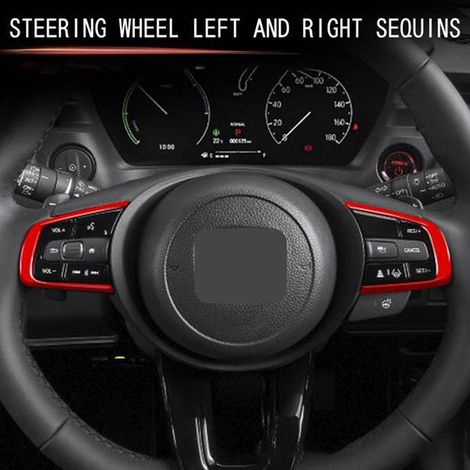 1 pair of steering wheel glitter pieces suitable for 2021 Honda Vezel RV (1/4)