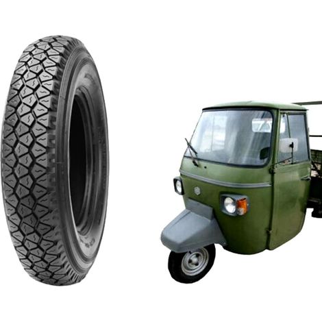 PNEUMATICO 4.50 10 COPERTONE GOMMA RINFORZATA 8 TELE X APE PIAGGIO MP501/MP601 OMOLOGATO E4 (1/3)