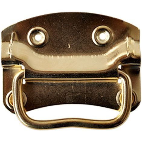 MANIGLIA AMERICANA PER BAULI 9x6,5 cm - Ottonata