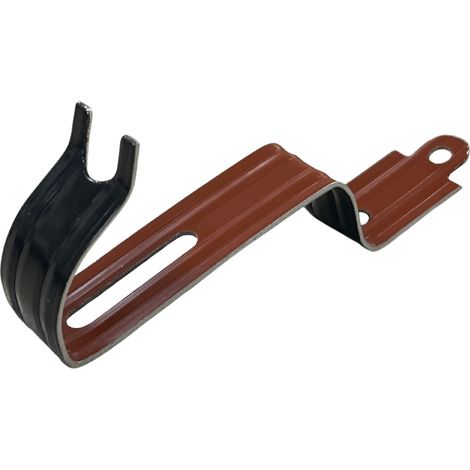 EINSIDE Crochets de Fixation pour Tuile Faîtières, Clips pour Tuiles Plates Toiture de Faitage, Noir – 100 pièces