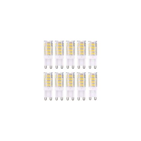 G9 LED Lampe Ampoules, Blanc Chaud 3000K 5W Lumiere équivalent aux ampoules halogènes de 40 W 420 lumens not dimmable, lot de 10