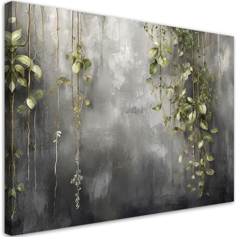 Tableau déco Feuilles Concrete Natura 60x40 (1/5)
