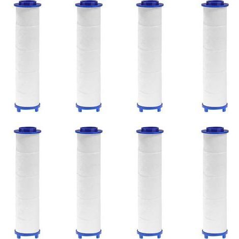 8 Pièces Filtre Douche, Rechange PP Anti-Calcaire, Filtration 3 Couches Pour Salle De Bain (1/5)