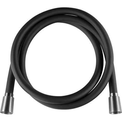 Flexible de douche en plastique NOPEL, 150 cm, noir mat (1/3)