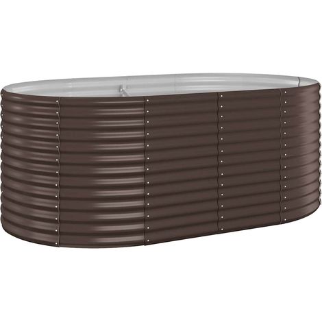Maison Exclusive - Hochbeet Pulverbeschichteter Stahl 175x100x68 (1/5)