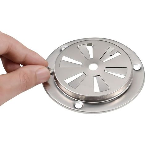 Belüftungsset für Barbecue-Smoker, 2-teiliges Edelstahl-Lüftungsgitter für verbesserte Luftzirkulation, Ersatzteile für Grills, Öfen und Smoker (1/5)