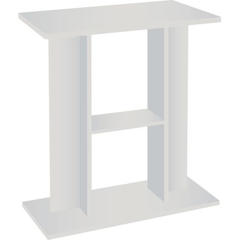 AQPET E-CABINET Supporto per Acquari a Libreria in Legno, Bianco