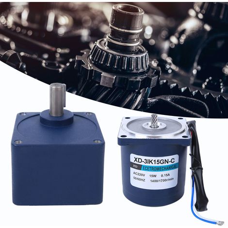 Getriebemotor 220 V AC 15 W 3IK15GN C, Drehzahlregelung, 50K-Getriebe, Übersetzung 0,15 A (1/5)