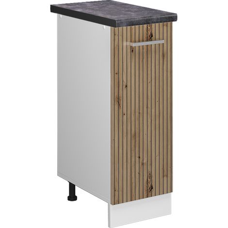 Apothekerschrank R-Line, Artisan-Eiche, 30 cm , AP Anthrazit, Vicco