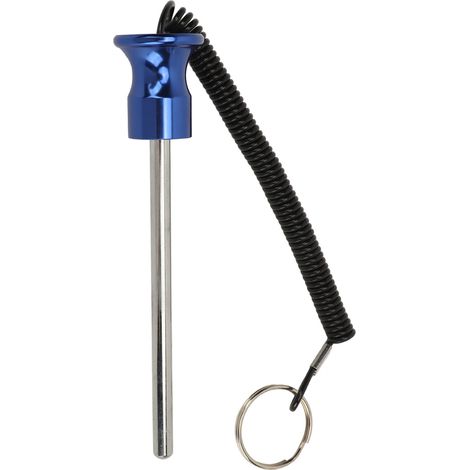 Pointeur d'entraînement fitness magnétique 8x125mm avec cordon de sélection de poids, accessoire sport bleu (1/5)