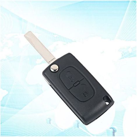 Coque De Clé - ABS Robuste - Compatible Peugeot 207 307 308 CE0536 - Protection Antichoc Et Antidérapante - 1 Pièce (1/4)