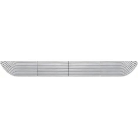 (Gris) Rampe de seuil pour aspirateur robot, tapis anti-collision, compatible avec les aspirateurs Roborock, iRobot et Roomba. (1/4)