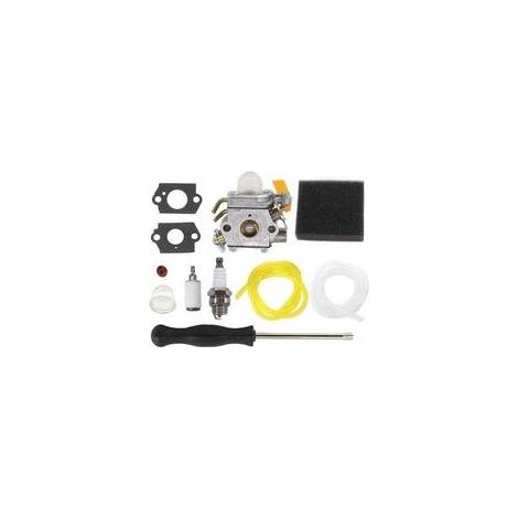 débroussailleuse Carburateur avec Filtre à Air Tournevis de Réglage pour Ryobi RBC30SESA RBC30SBSA RHT2660DA RLT30CESA RLT30SESA RPR3025JA Remplacer ZAMA C1U H60D C1U H60E (1/4)