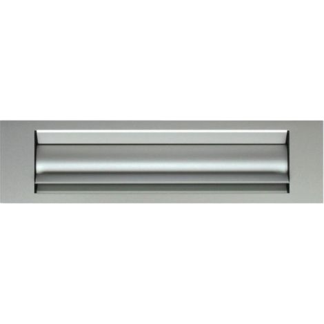 Entrée de boîte aux lettres isolante petit modèle en 236 mm coloris argent - GOETTGENS SA (1/2)