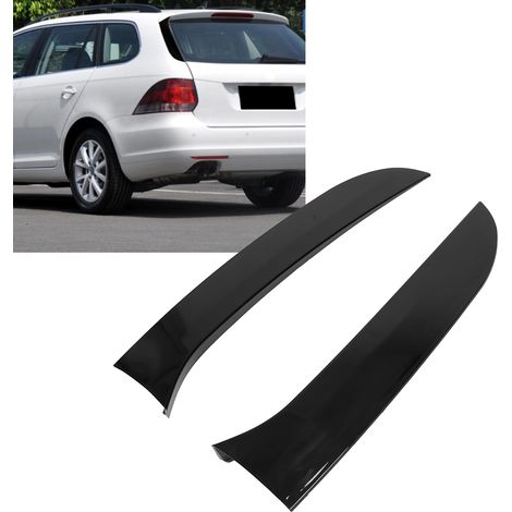 Fahrzeugmodifikation für 2008-2013 Golf MK6 Touring Edition Seitenflügel (ein Paar, links und rechts) glänzend schwarz (ZST-181) (1/5)