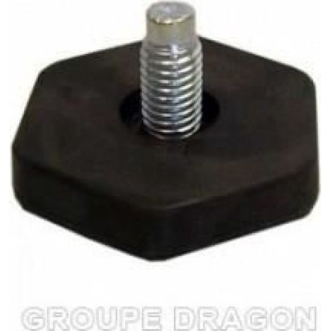 Pied Pour Lave Linge - Hauteur 2,3 Cm - Blanc - Compatible Avec Plus De 100 Modèles - Pièce D'Origine - ×1