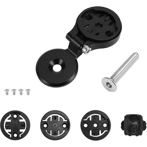Potence de vélo, guidon, support de compteur de vélo réglable, noir (1/5)