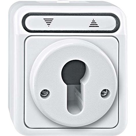 SCHNEIDER ELECTRIC 1 PIÈCE KOMPLETT ROLLADENTASTER AQUASTAR GRIS 4075009 MERTEN MEG3717-8029