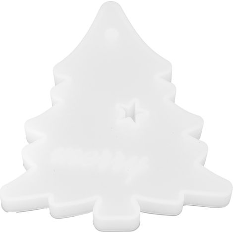 Christmas Charm Mold Mini Portable Reusable DIY Hand Made Silica Gel Pack Christmas Tree Silicone MoldChristmas Tree Mould 03 (1/5)