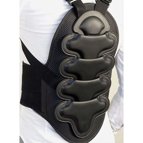 Protezione salvaschiena livello 1 da bambino/a Omologata CE: M (37 cm), Nero 10