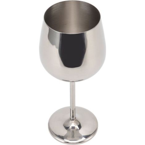 1 Verre à pied, Acier inoxydable, Haute dureté, Élégant, Banquets, Mariages (1/4)