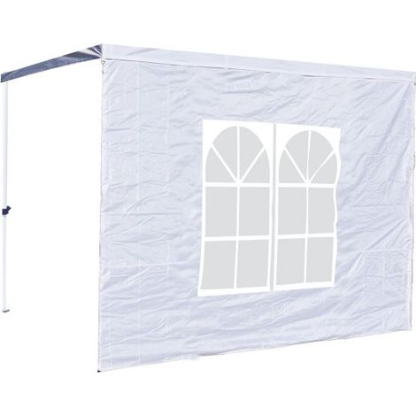 Laterales Individuales Carpas Plegables - Lateral con Ventana Inglesa 3 Metros Master - Blanco
