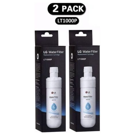 Lot de 2 filtres (LT1000P) Réfrigérateur, filtre à eau du réfrigérateur (1/3)