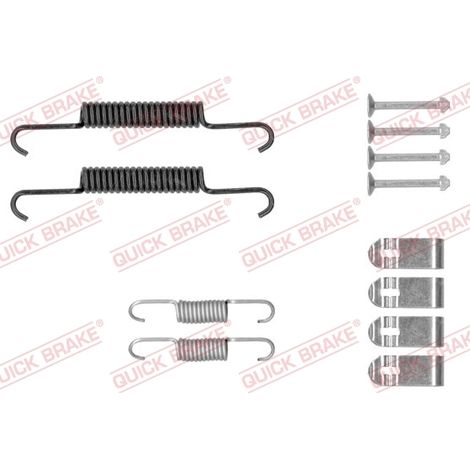 Kit d'accessoires, mâchoires de frein de stationnement Quick Brake 105-0881 OPEL