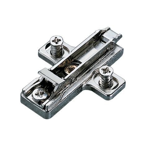 Salice BARGR39/16 base cruciforme in zamak argentato 37x32 mm