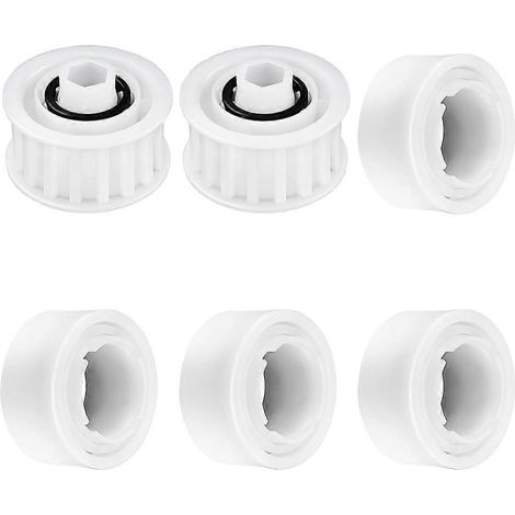 4 roues de guidage avec 2 poulies, référence 3884997-R6, pour accessoires de nettoyeur de piscine Nautilus CC Plus Premier (1/5)