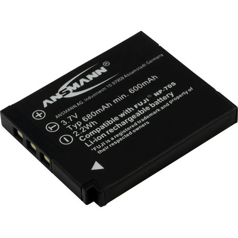 Batterie ANSMANN pour appareil photo A-Fuj NP70S, haute capacité longue vie (1/5)