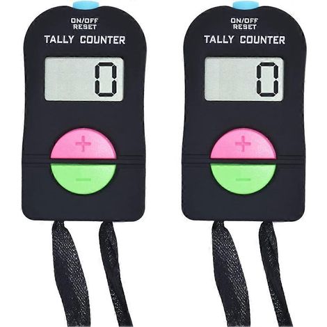 Compteur électronique de personnes, compteur manuel pour supermarchés (addition/soustraction), également adapté au golf et au football. - JBMEDIA (1/4)