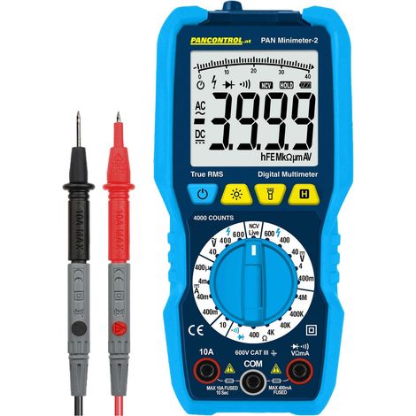 Multimetro digitale con tester di tensione senza contatto Multimetro digitale 600V CAT III PANCONTROL