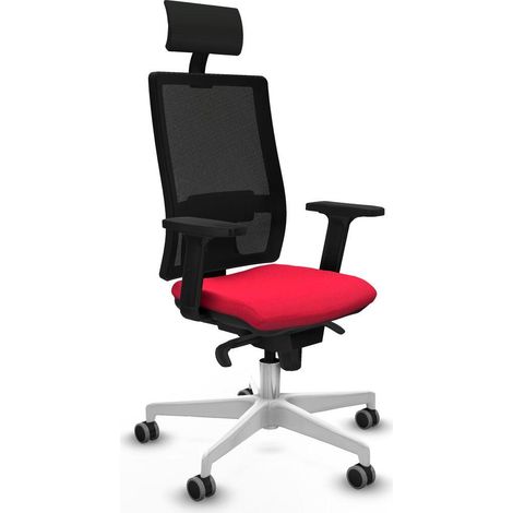 piqueras-y-crespo Chaise Ergonomique Rouge Bureau Confort