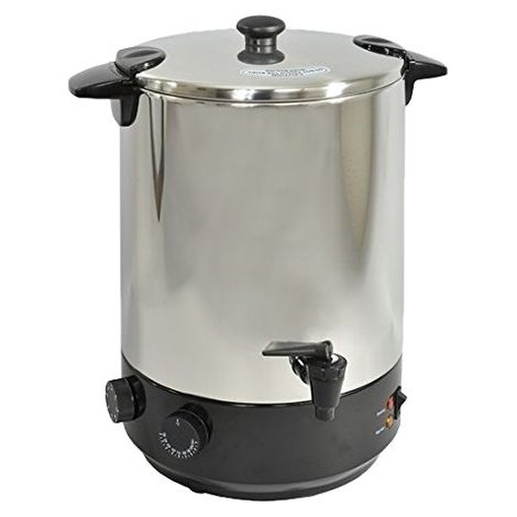 sterilizzatore elettrico in acciaio inox con rubinetto e timer 19l 1650w - zj-200td - kitchen chef (1/3)