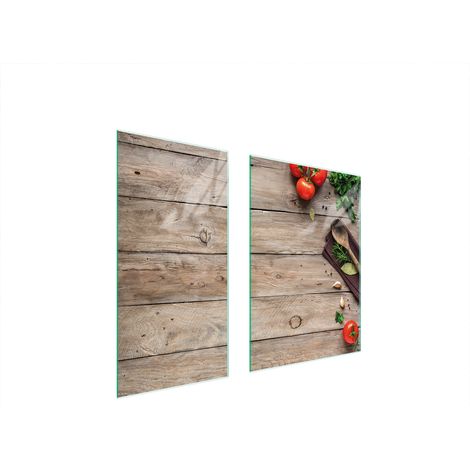PLACA PROTECTORA DE VIDRIO 75x52 MADERA (1/5)