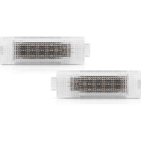(2 pièces) Éclairage LED de coffre, boîte à gants et portière de courtoisie, compatible avec Alfa Romeo MiTo Giulia Giulietta 147 149. Référence OEM : 50903631. Éclairage automobile. (1/4)
